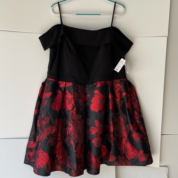 R&M Richards Women Plus Size Formal Evening Cocktail Party Prom Dress, Sz 22W - Picture 6 of 10